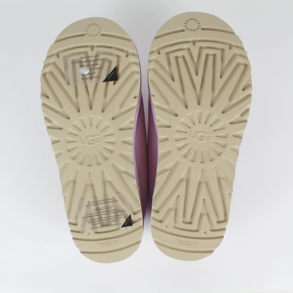 NEW UGG Suede Wool Lined Slip-on Slipper - Picture 12 of 12